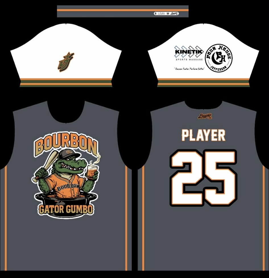 Bourbon Gator Gumbo Official Jersey