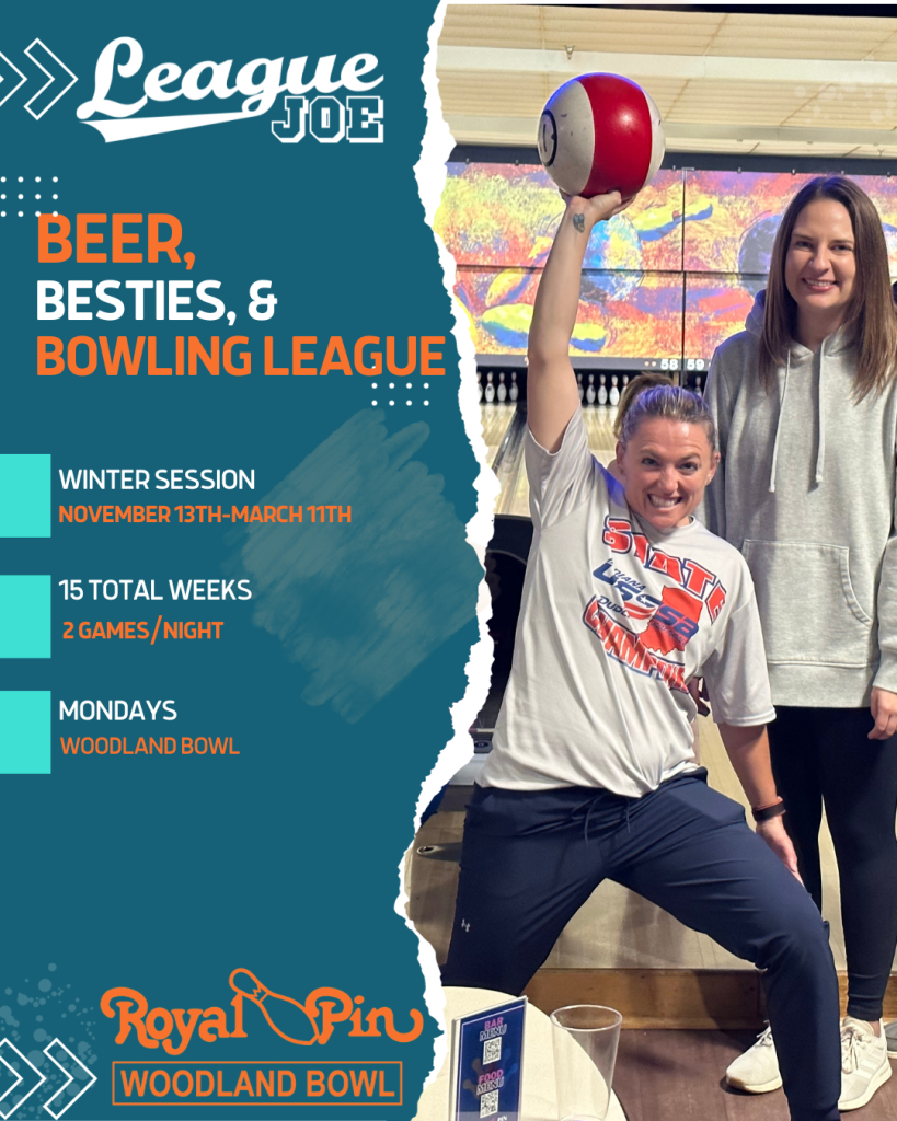 Beer and Besties Bowling Logo