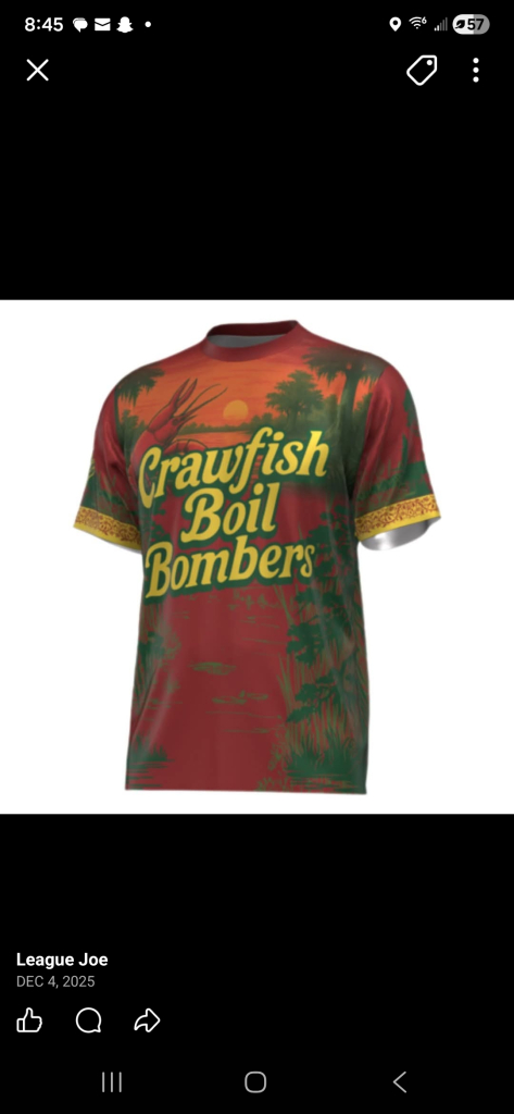 Logo for Crawfish Boil Bombers