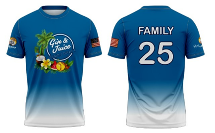 Bat Flippin' Flamingos Official Away Jersey